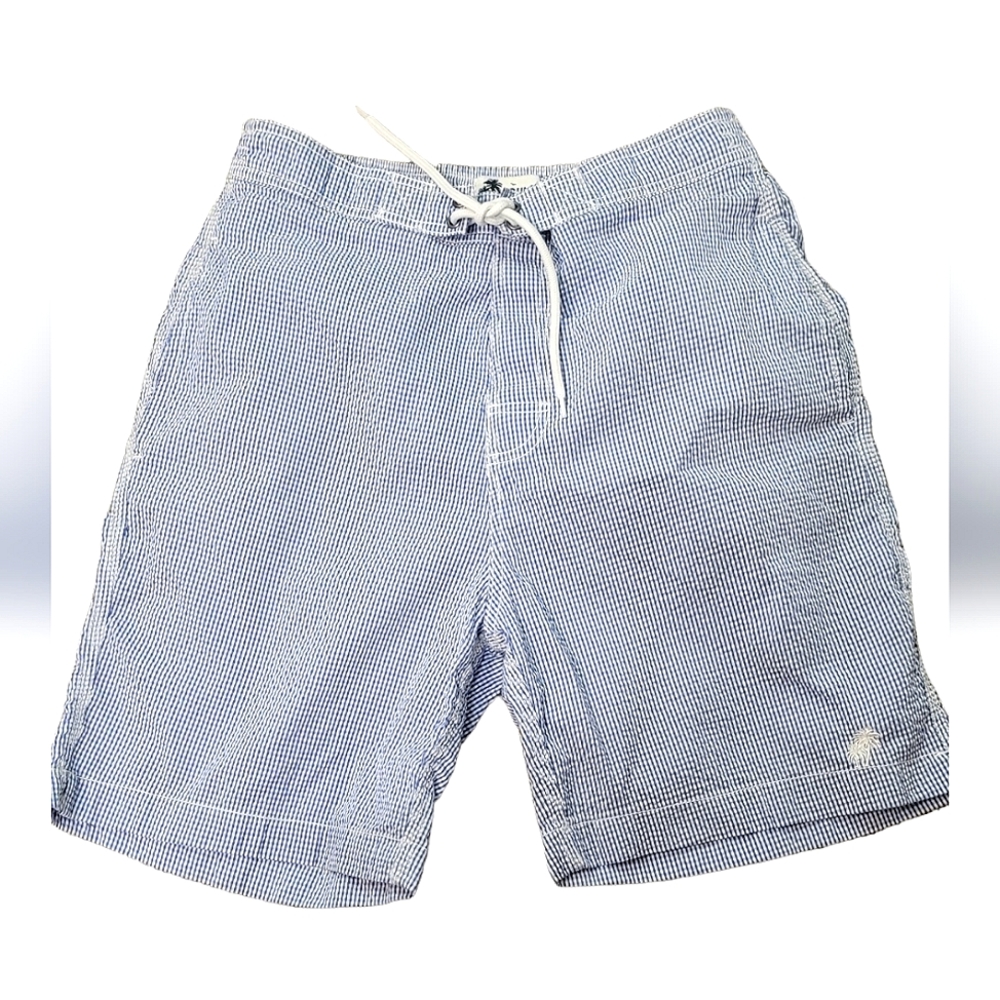 Trunks Surf and Swim Seersucker Swim Trunks